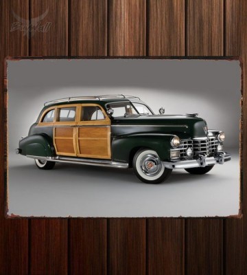 Металлическая табличка Cadillac Fleetwood Seventy-Five Sedan by Bohman & Schwartz